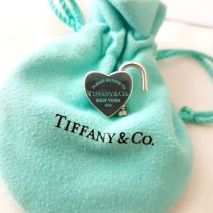Rare Blue Enamel Authentic Tiffany & Co. Locket
